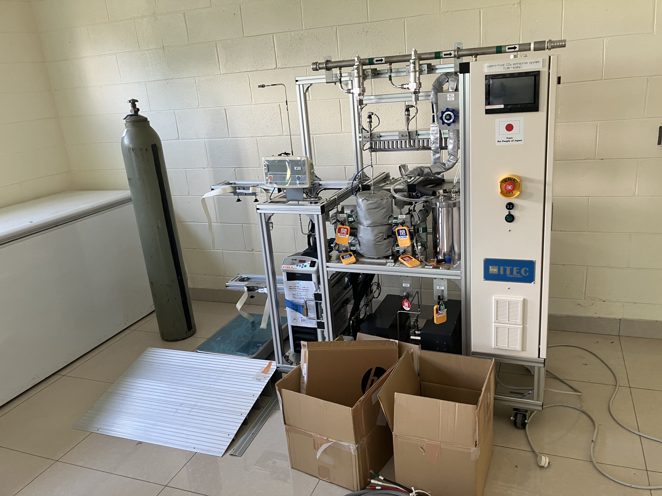 Completion of Delivery of Food Processing Equipment to the Independent State of Samoa